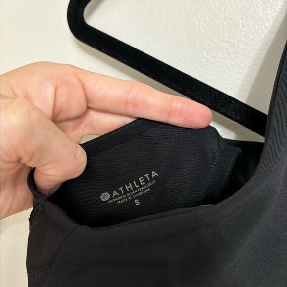 Athleta Circuit Racerback Sports Bra in Black - Size S - Picture 6 of 7